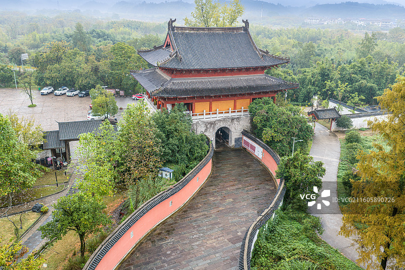 江西省鹰潭市龙虎山大上清宫遗址图片素材