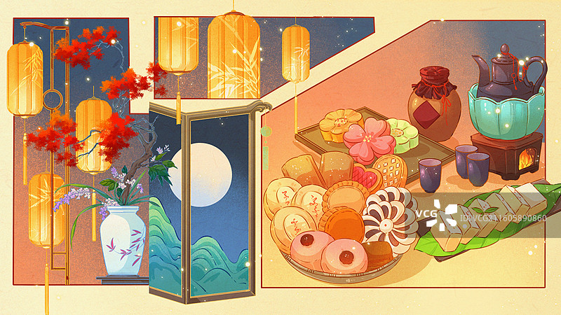 小雪唯美二十四节气图片素材