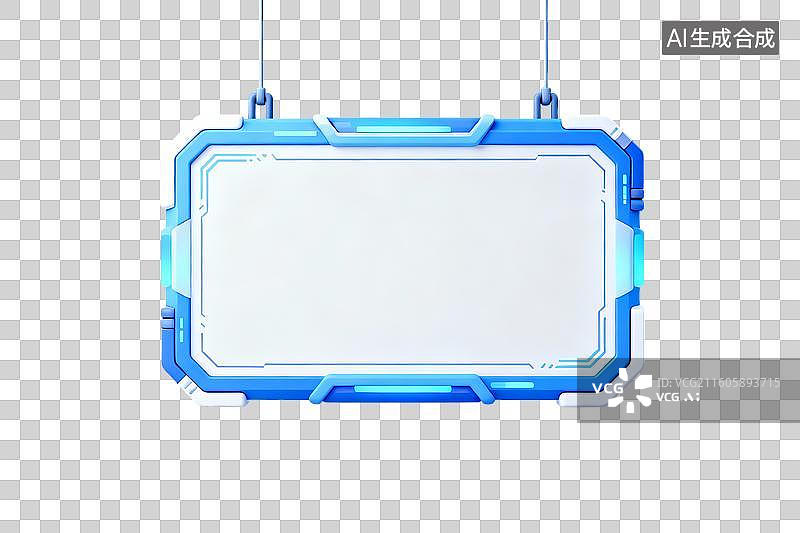 【AI数字艺术】3D科技栏目框图片素材