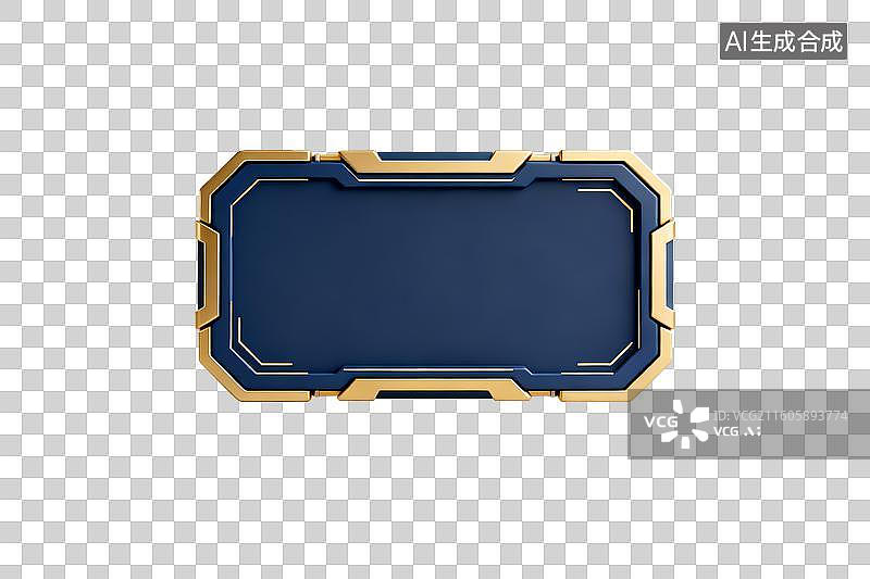 【AI数字艺术】3D科技栏目框图片素材