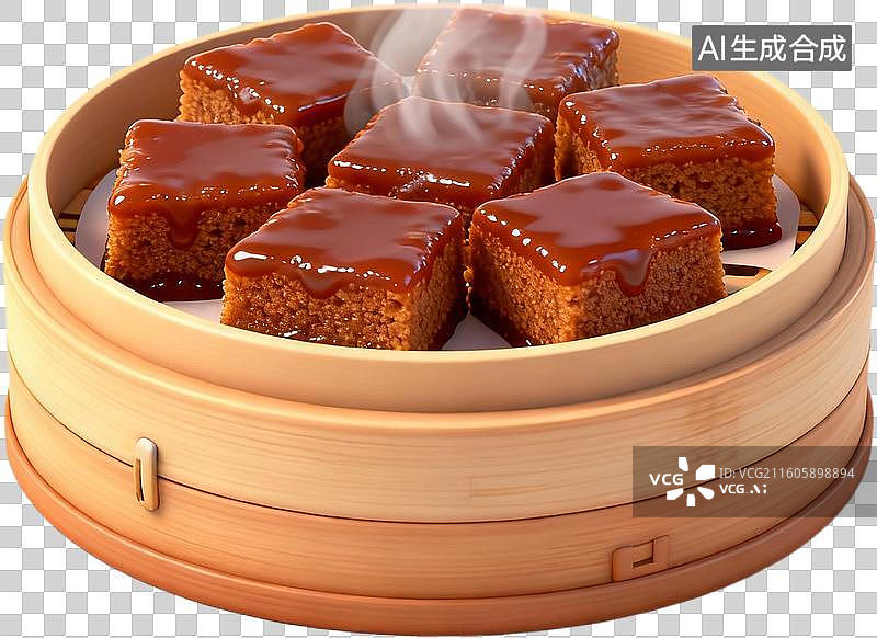 【AI数字艺术】卡通三维图形3D立体插画传统美食粤菜港式广式早茶点心美味小吃插画元素免抠图形图片素材