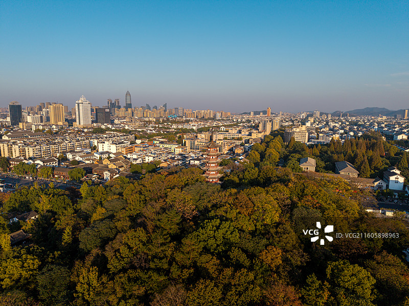 绍兴塔山应天塔图片素材
