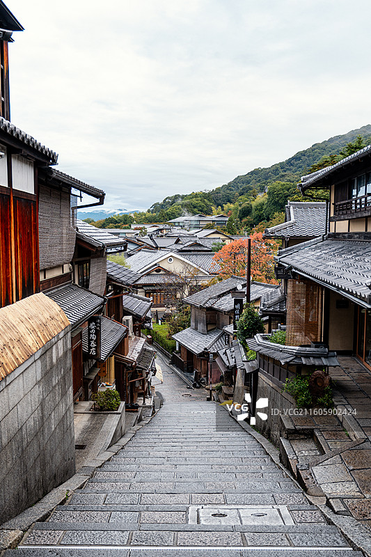 日本京都三年坂二年坂图片素材