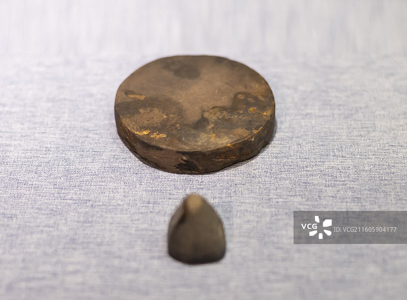 石砚 汉 河南陕县后川出土 中国国家博物馆图片素材