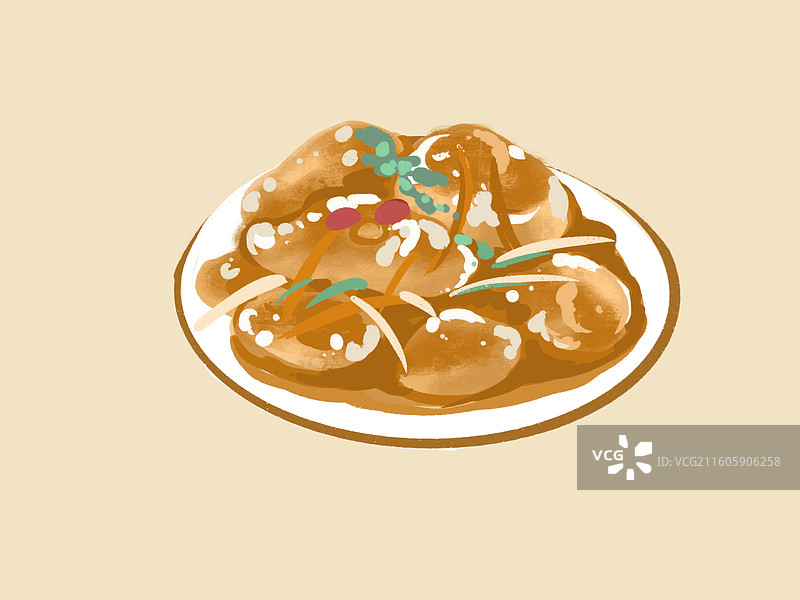 锅包肉图片素材