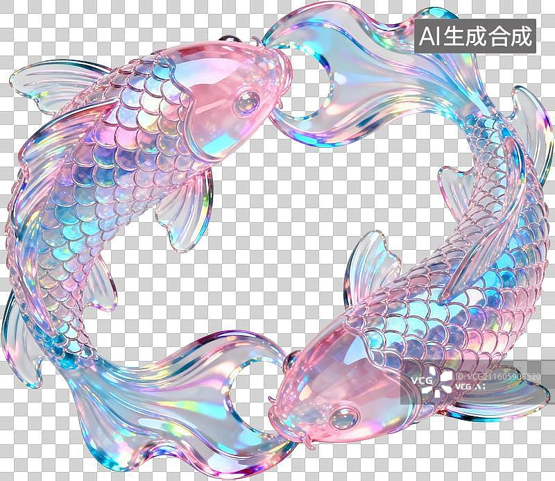 【AI数字艺术】卡通3D炫彩立体风格镭射效果十二星座插画设计元素免抠图形图片素材