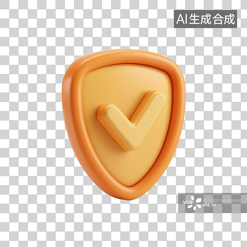 【AI数字艺术】盾牌保护概念图片素材