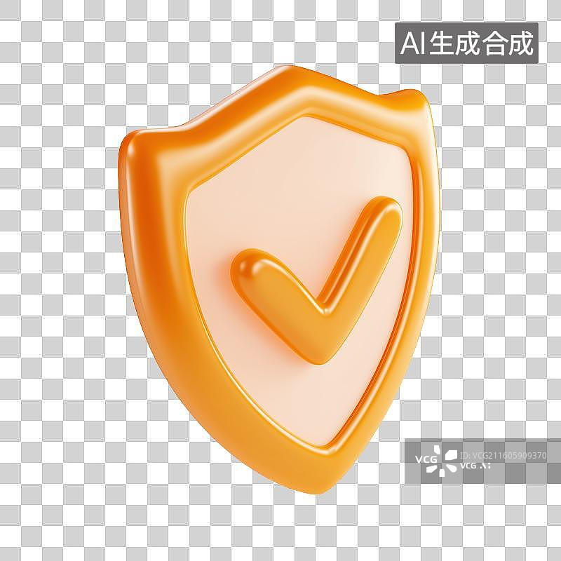 【AI数字艺术】盾牌保护概念图片素材