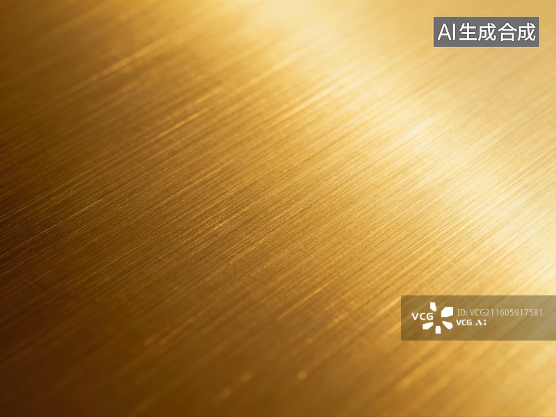 【AI数字艺术】金色金属纹理表面图片素材