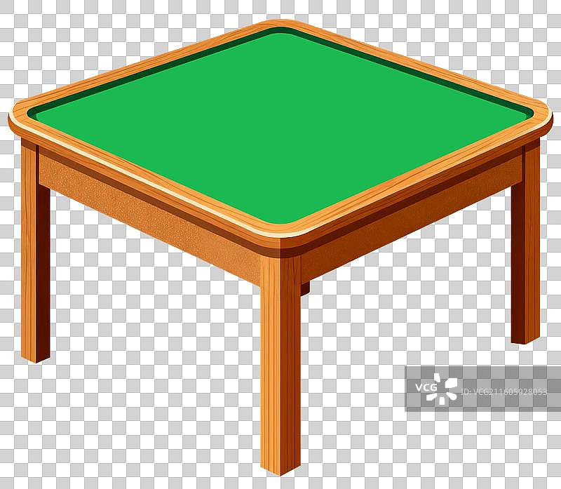 餐桌桌子吃饭木质产品赌博麻将桌卡通元素插画图片素材