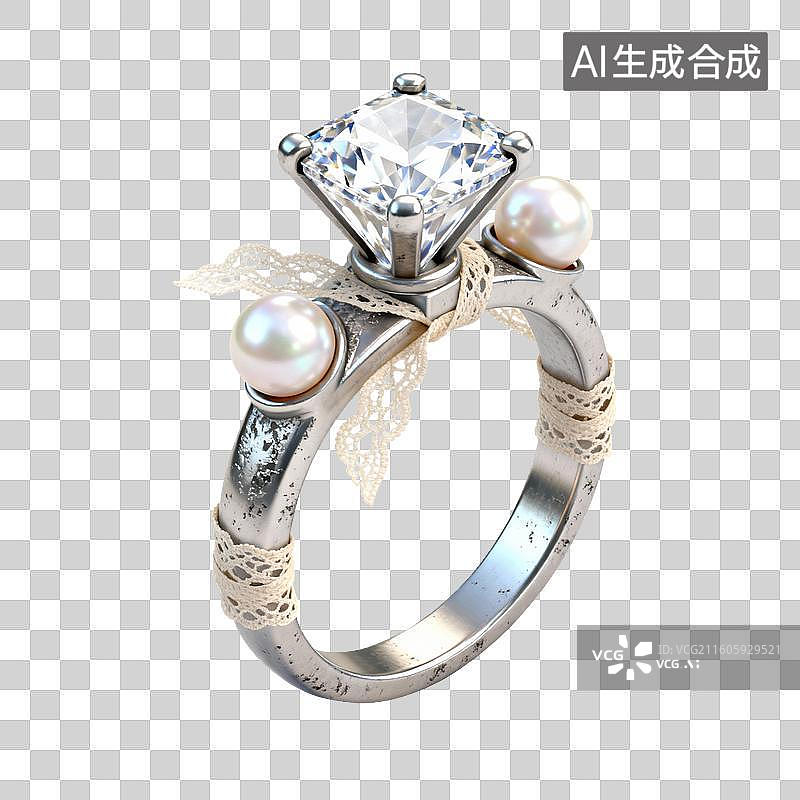 【AI数字艺术】钻戒-情人节图片素材