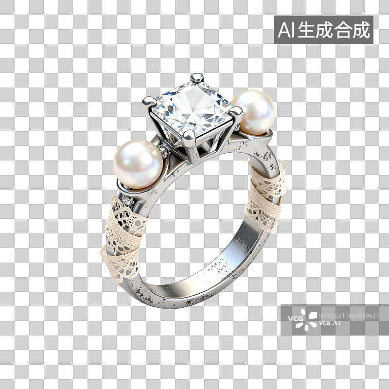 【AI数字艺术】钻戒-情人节图片素材
