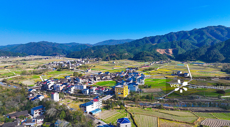 贵州锦屏花桥阡陌农田风光图片素材