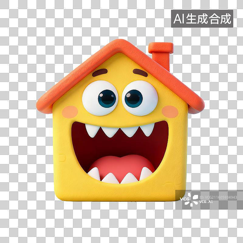 【AI数字艺术】吃人的房贷图片素材