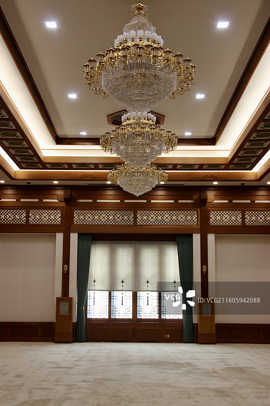 首尔青瓦台总统府吊灯图片素材