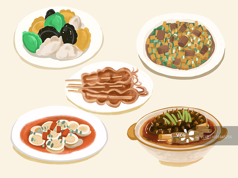 青岛美食图片素材