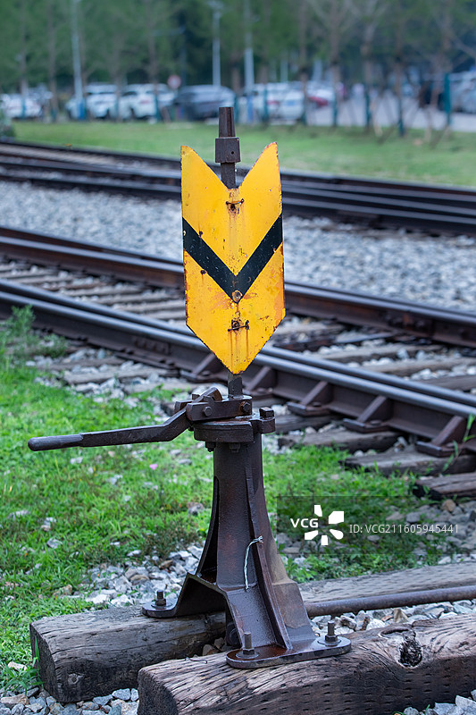 铁路道岔搬道信号图片素材