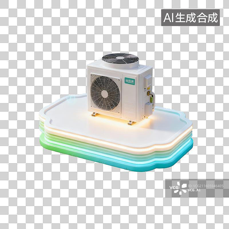 【AI数字艺术】空调室外机展示模型图片素材