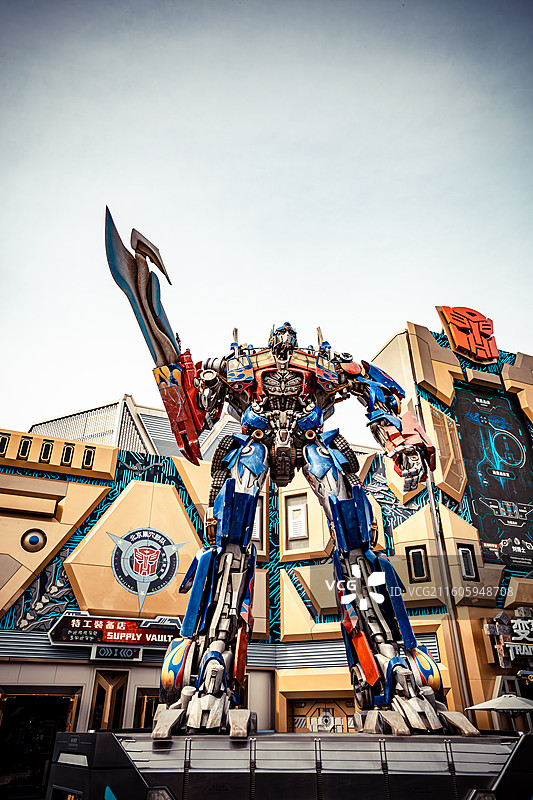 北京环球影城变形金刚景区图片素材