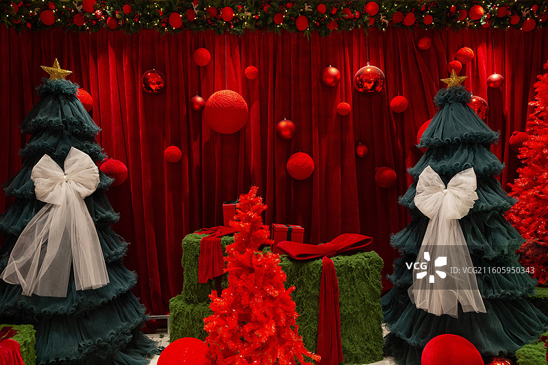 圣诞节装饰布置图片素材