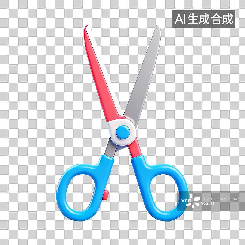 【AI数字艺术】3D拟物风格医疗器械医疗用品元素手术刀手术剪刀图片素材