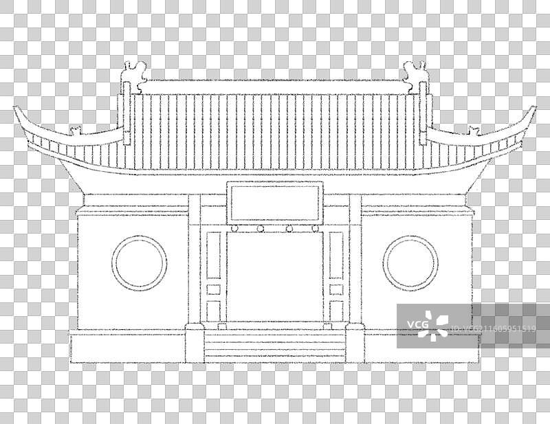 河南开封大相国寺图片素材