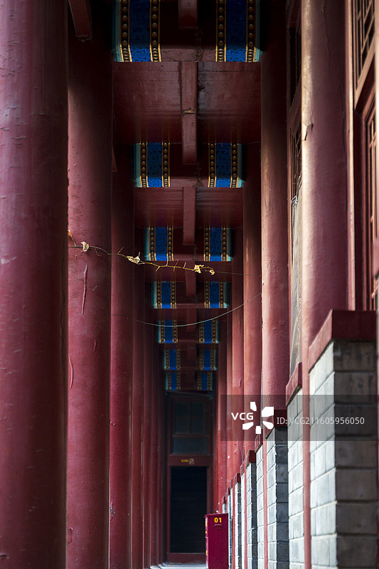 北京白云观是道教全真龙门派祖庭，始建于唐，现存多为明清建筑。图片素材