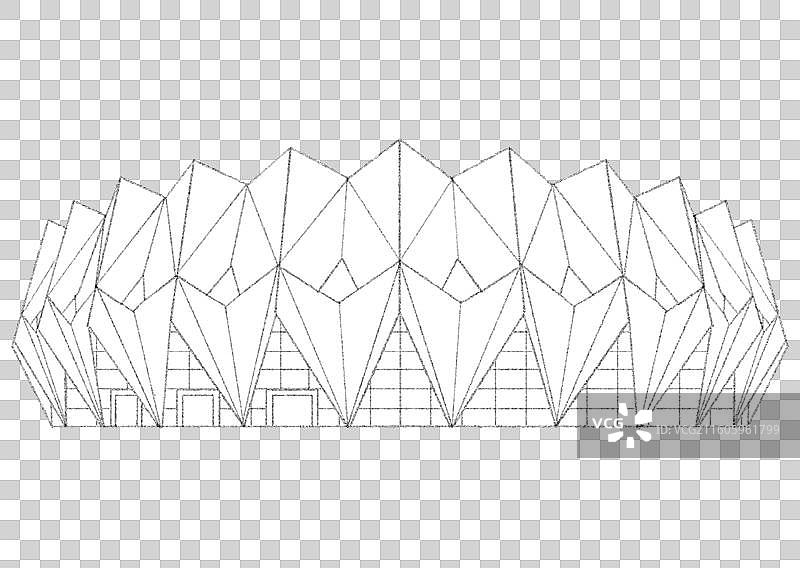 青海西宁体育中心图片素材