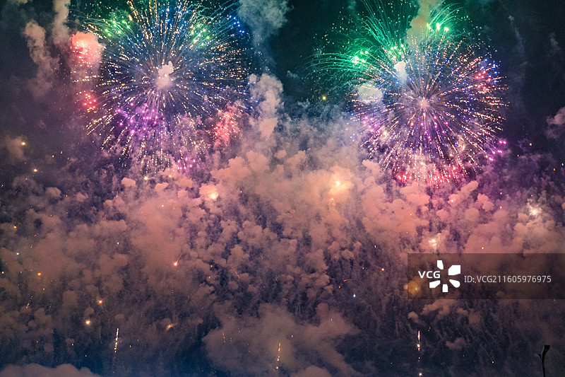 浏阳11月22日烟火节图片素材