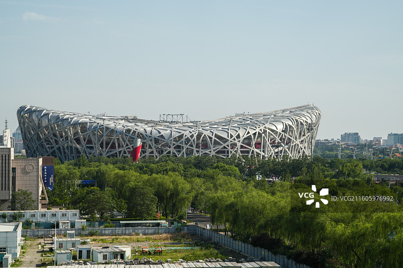北京鸟巢图片素材