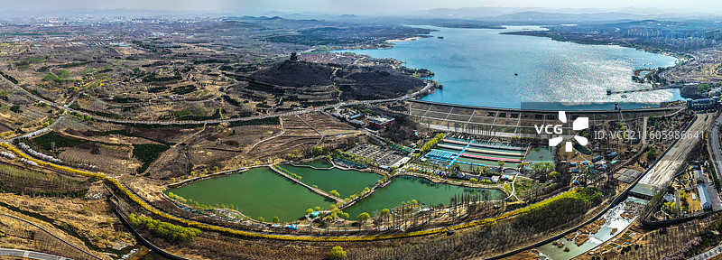 淄博文昌湖旅游度假区图片素材