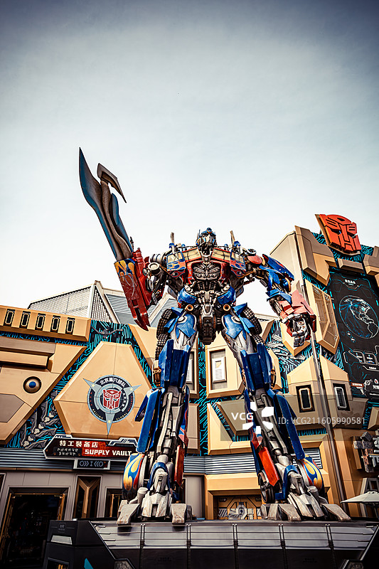 北京环球影城变形金刚景区图片素材