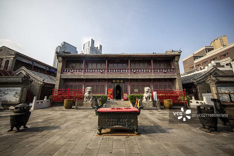 天津市古文化街天后宫：藏经阁图片素材