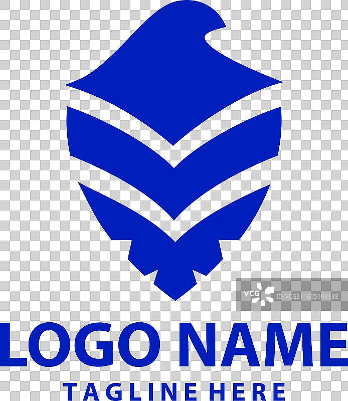 盾牌鹰标志设计图片素材