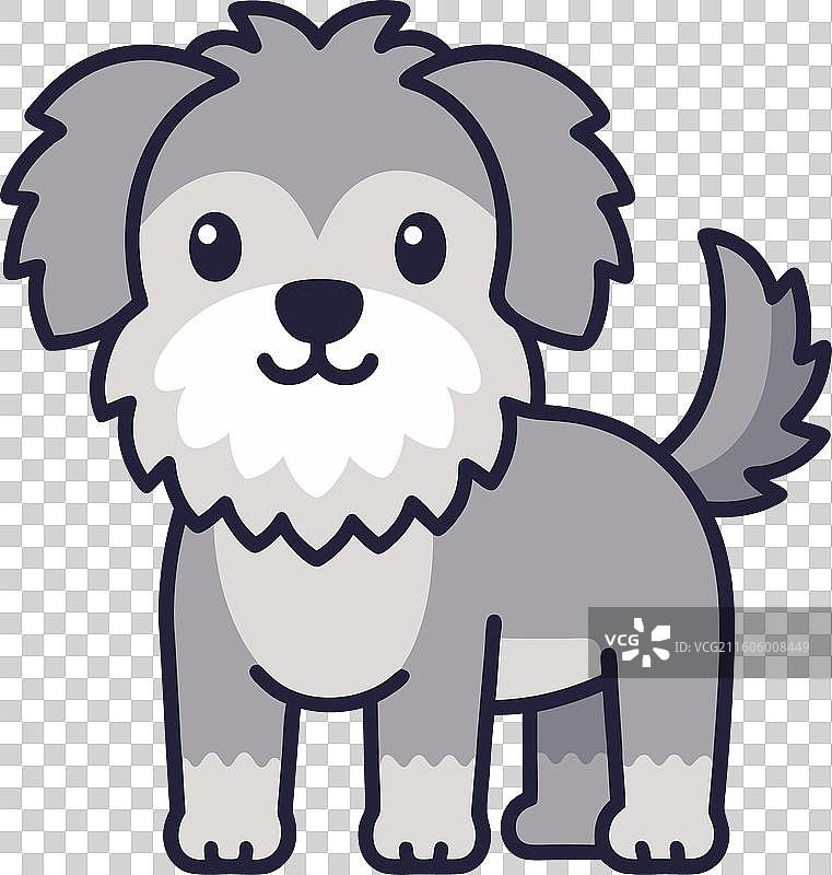 可爱的达尔马提亚犬涂鸦图片素材