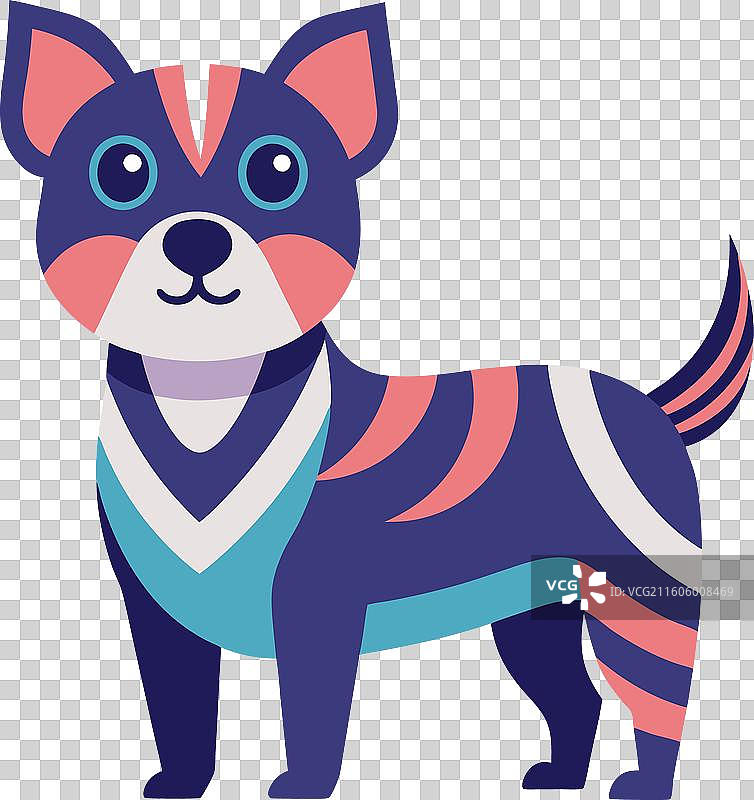 可爱的达尔马提亚犬坐着图片素材