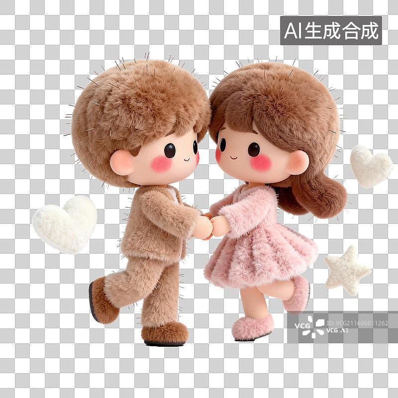 【AI数字艺术】情侣跳舞-七夕节图片素材