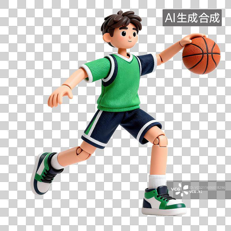 【AI数字艺术】卡通时尚动态人物图片素材
