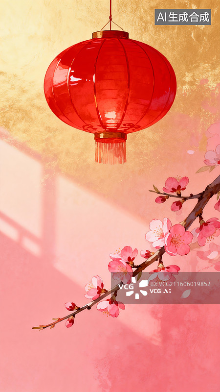 【AI数字艺术】中国国潮灯笼，中国文化，传统文化图片素材