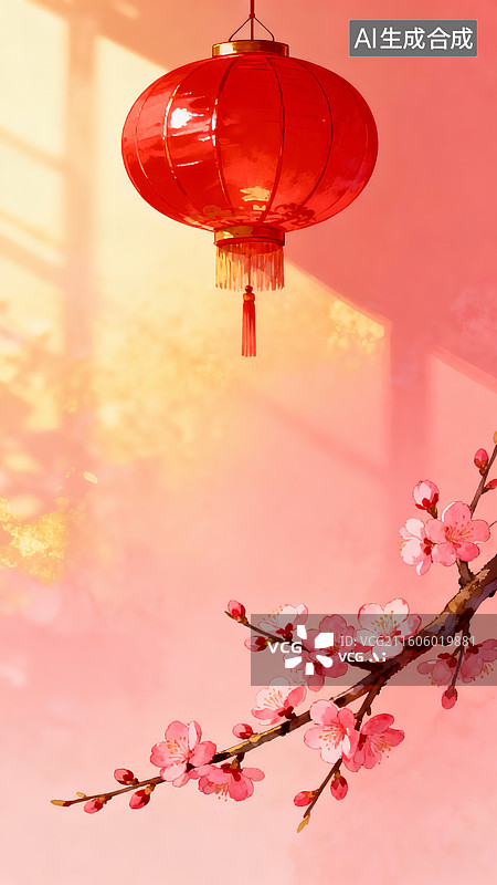【AI数字艺术】中国国潮灯笼，中国文化，传统文化图片素材