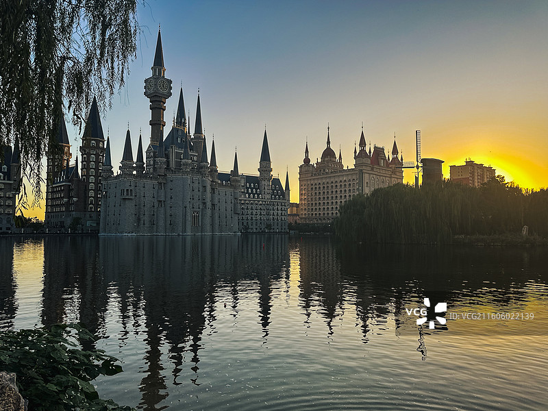 河北美术学院一景图片素材