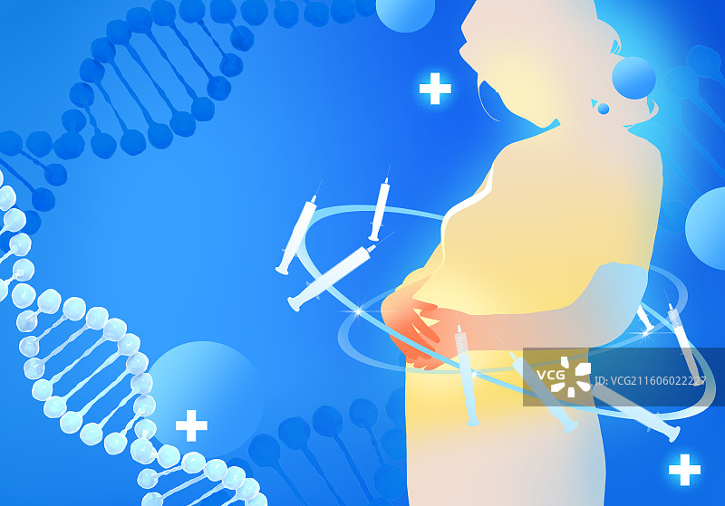 试管婴儿科技风概念图图片素材