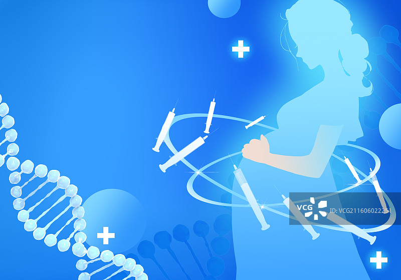 试管婴儿科技风概念图图片素材