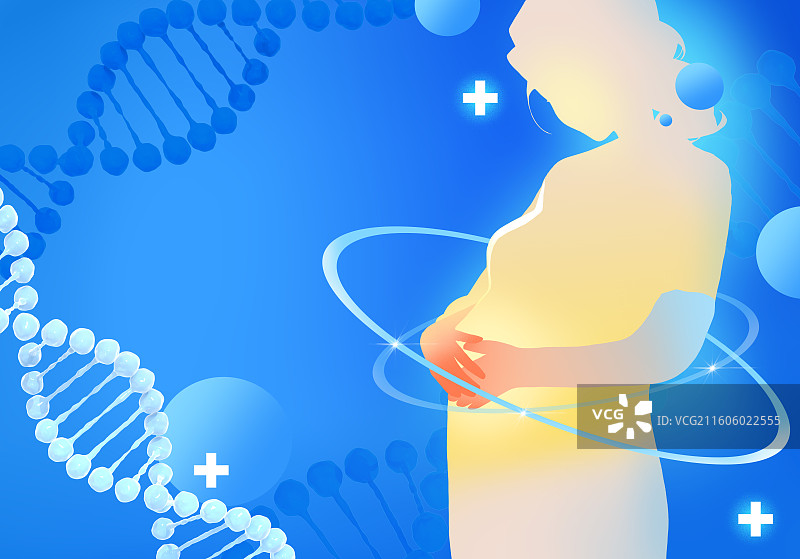 孕育生命母婴亲子概念海报图片素材