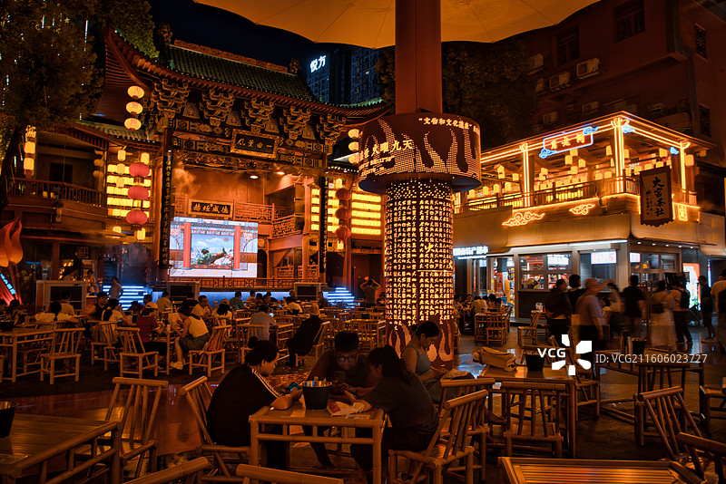 中国湖南省长沙市著名景点火神庙图片素材