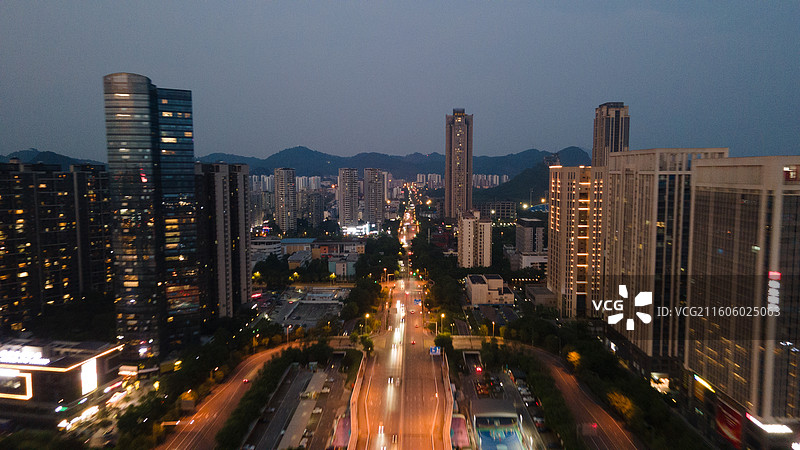 广西柳州柳江城区航拍图片素材