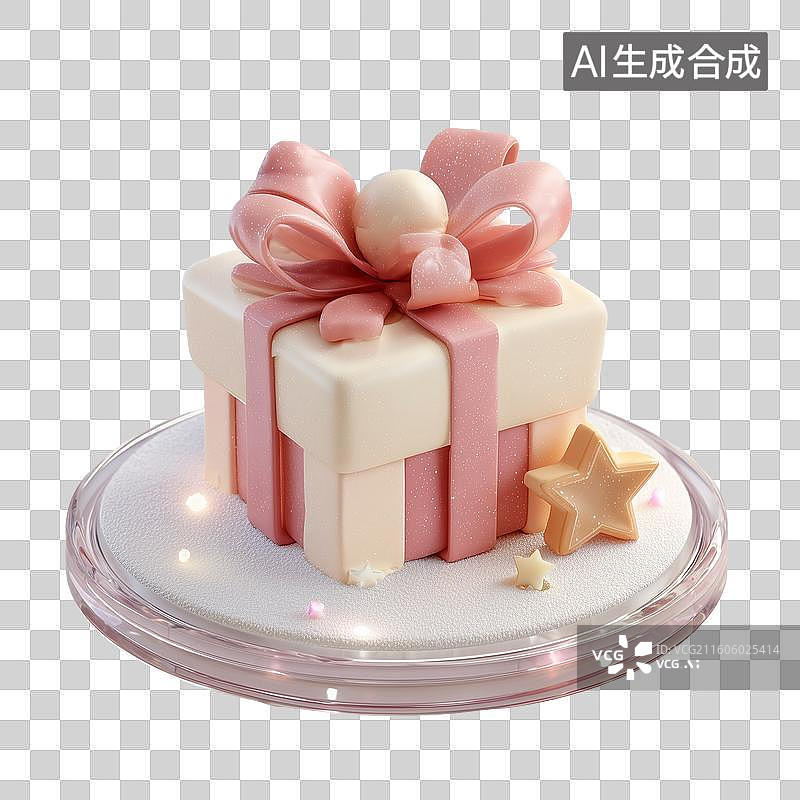 【AI数字艺术】可爱礼物盒图片素材
