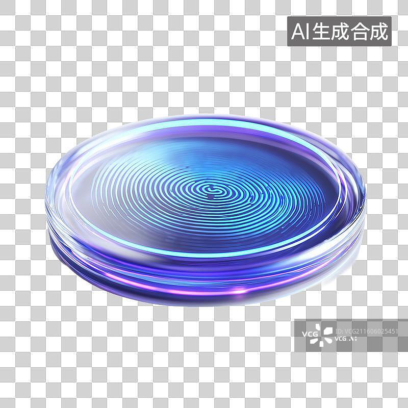 【AI数字艺术】玻璃指纹扫描仪图片素材