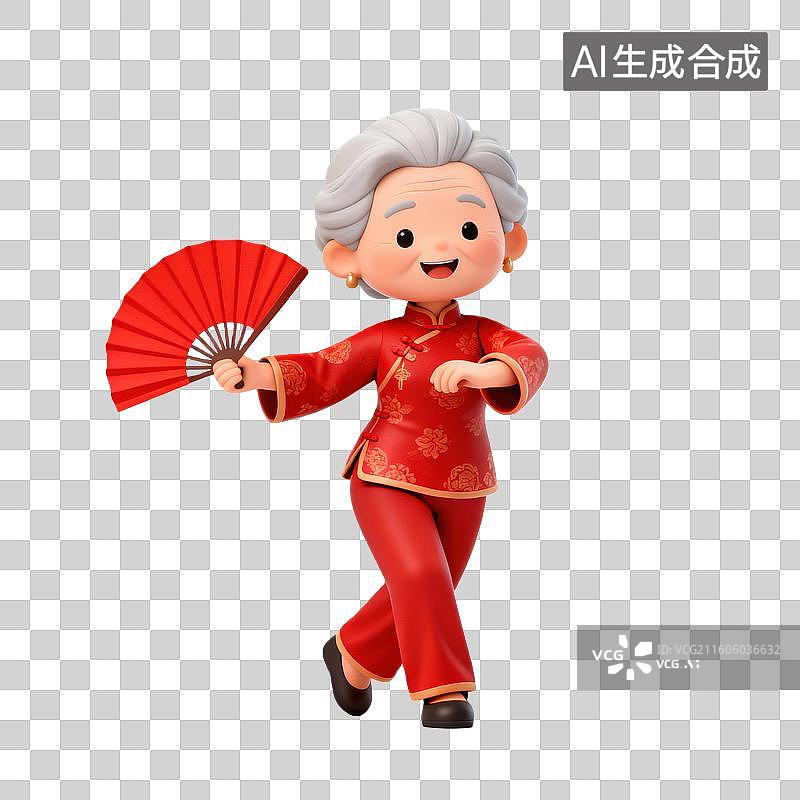 【AI数字艺术】春节民俗庙会旅游人物元素图片素材