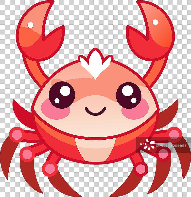 装饰蟹变身可爱风图片素材